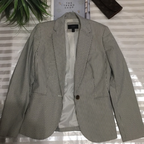 J. Crew Jackets & Blazers - J. Crew Stripe Blazer